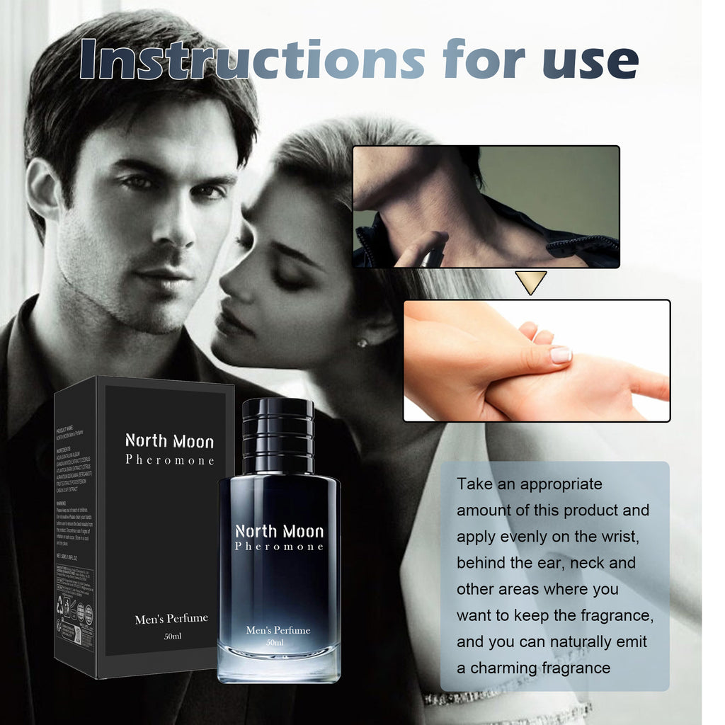 North Moon Men's Perfume, Long-Lasting Light Fragrance Fresh Niche Perfume Men And Women Mood Atmosphere Dating Perfume
