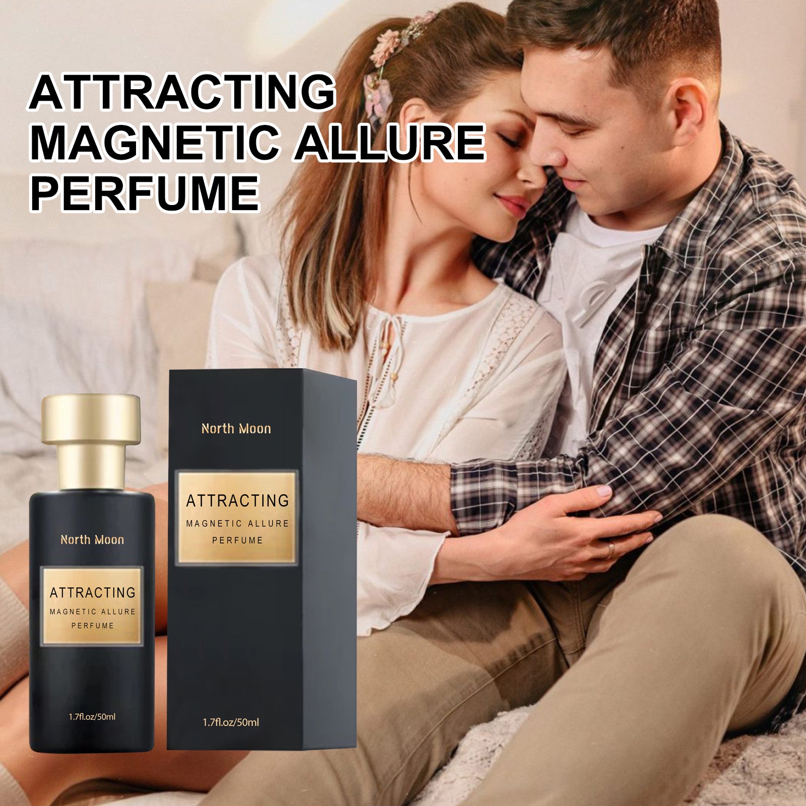 North Moon Perfume, Charm Release And Temperament Enhance Fresh Natural Lasting Fragrance For Men And Women Available