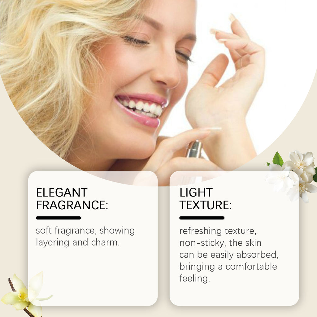 OUHOE  Soft Classic Vanilla Perfume Oil (Vanilla Scent) Is A Niche, Sweet, Portable, Elegant, Natural, Fresh And Charming, With A Long-Lasting Fragrance