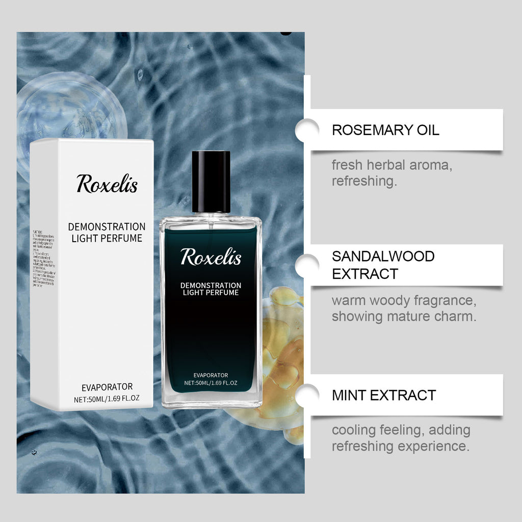 Roxelis Men's Cologne, Fragrance Behind The Ears And Wrist Lasting Fragrance Exudes Masculine Charm Fresh Eau De Toilette