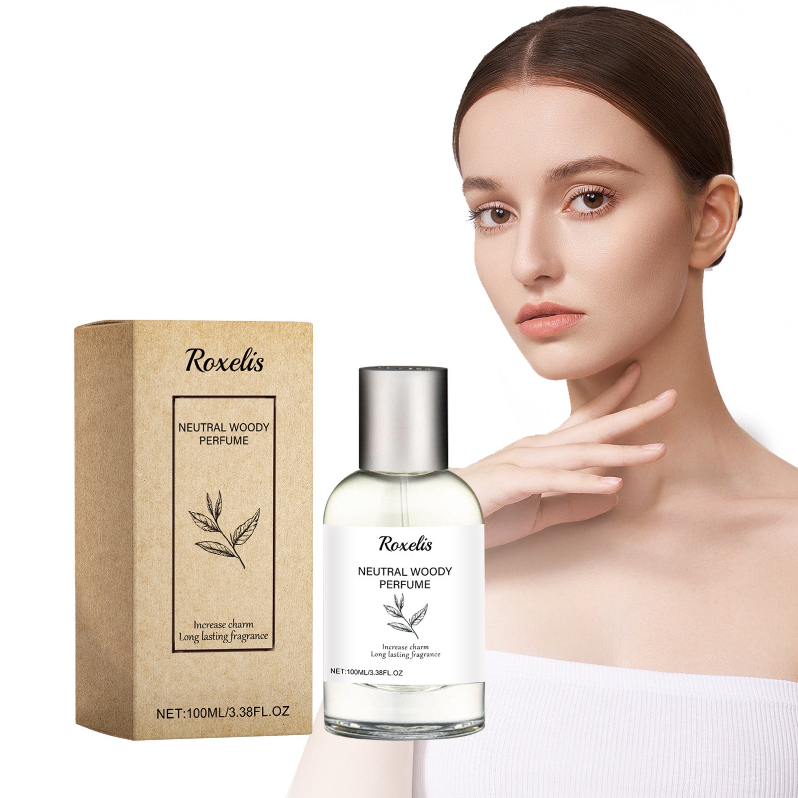Roxelis Neutral Wood Perfume, Fresh Neutral Light Lasting Wood Tobacco Fragrance Fragrance For Men And Women