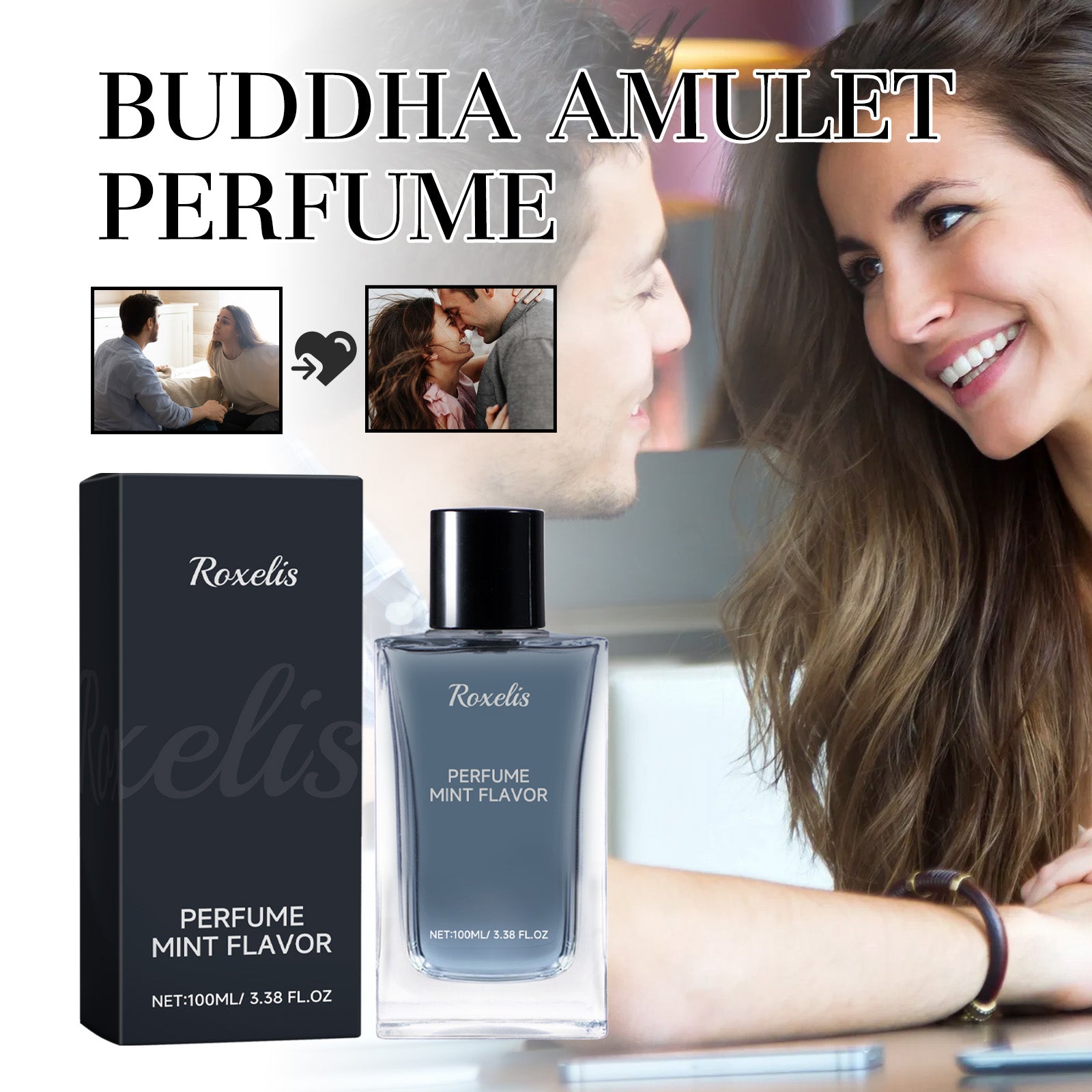 Roxelis Mint Perfume, Fresh And Elegant Natural Charming Aroma Lasting Fragrance Conditioning Mint Perfume