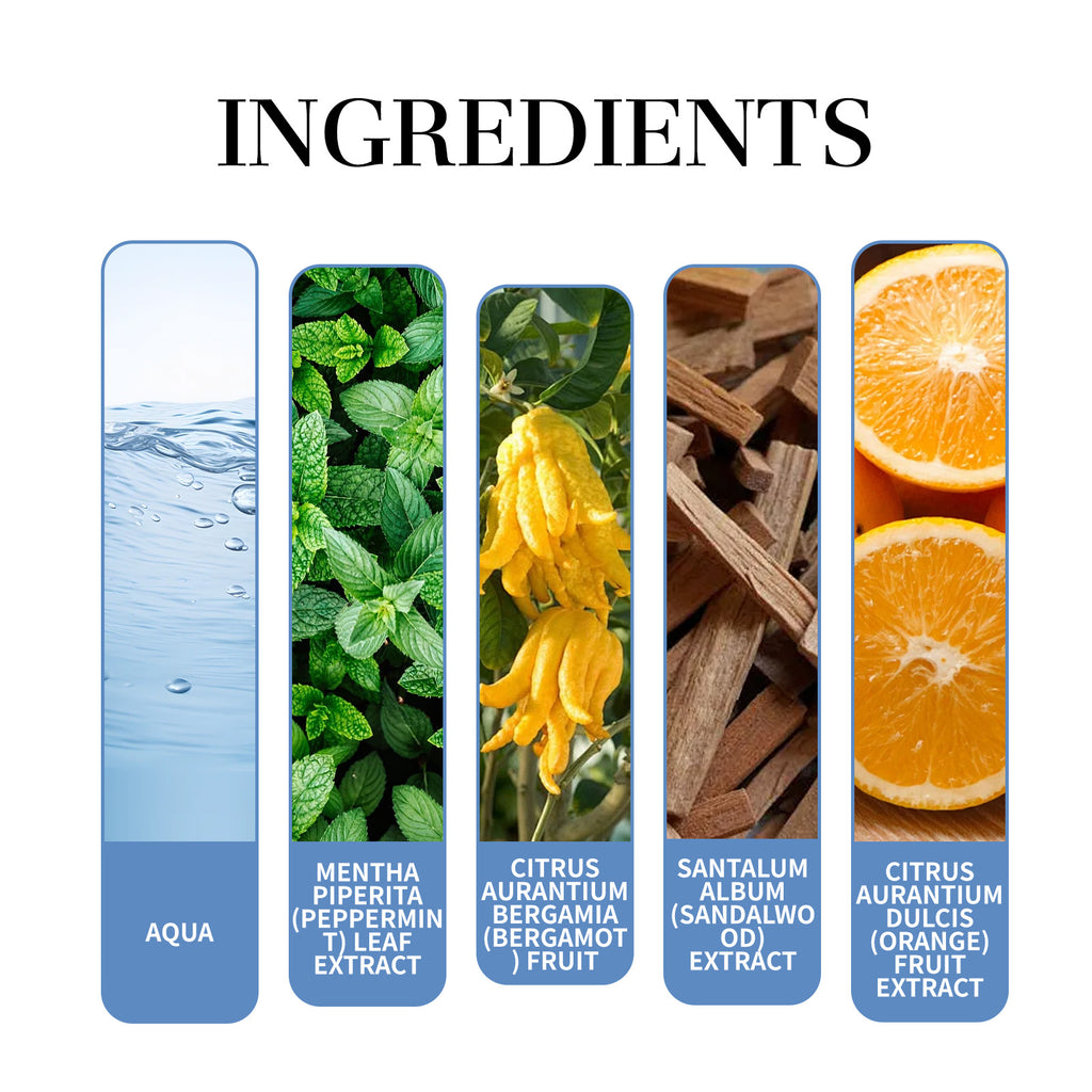 Roxelis Mint Perfume, Fresh And Elegant Natural Charming Aroma Lasting Fragrance Conditioning Mint Perfume