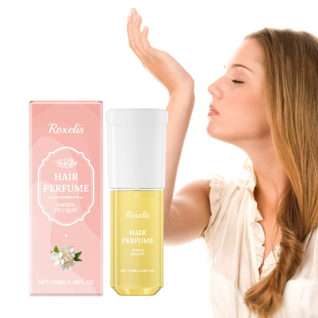 Roxelis Women's Hair Flower Fragrance Perfume Spray Nourishing Hair Deep Hydrating Fresh Floral Fragrance Hair Perfume Spray