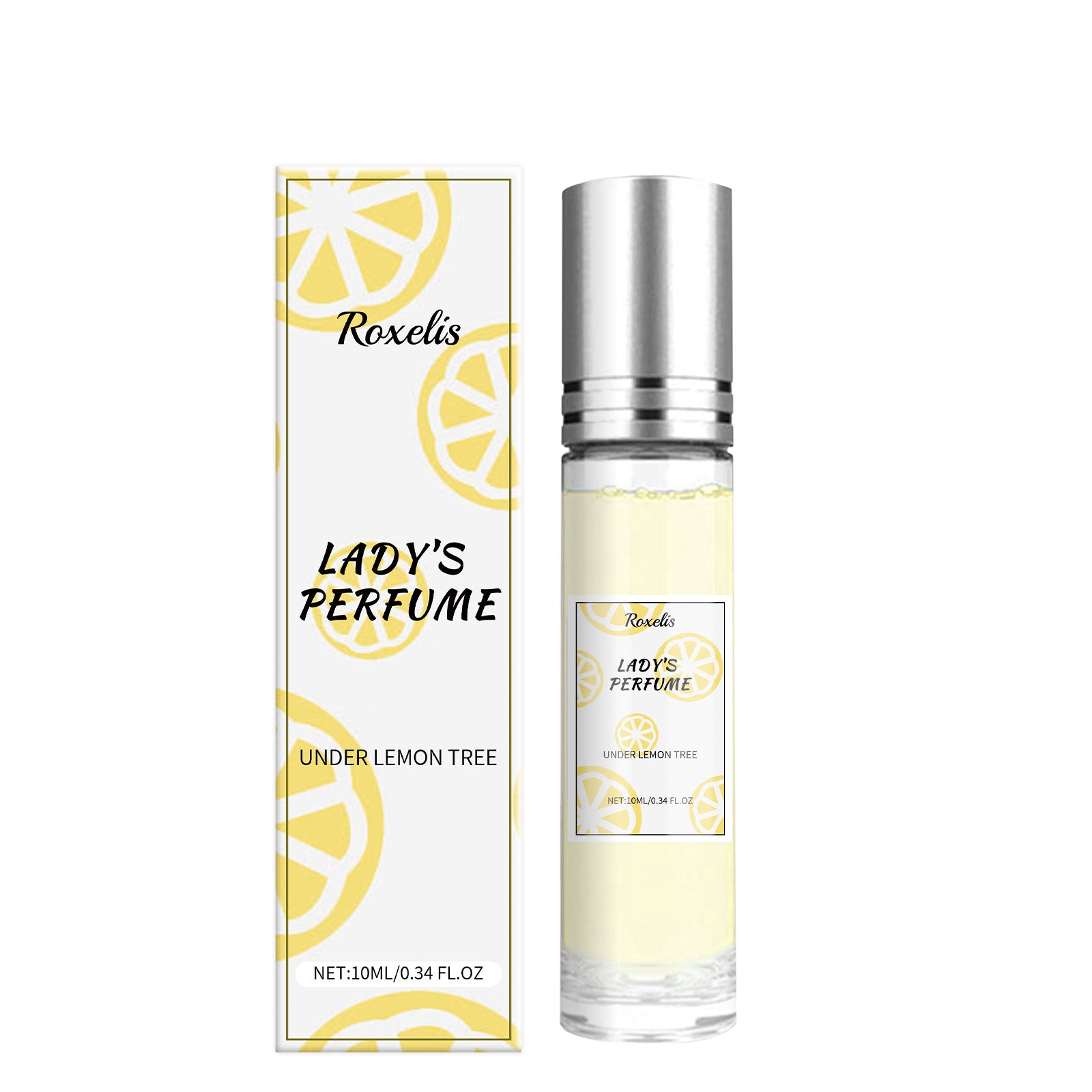 Roxelis Lemon Fresh Yellow Perfume, Fresh Light Charming Charm Perfume Pheromone Fragrance Small Fruit Scent Perfume