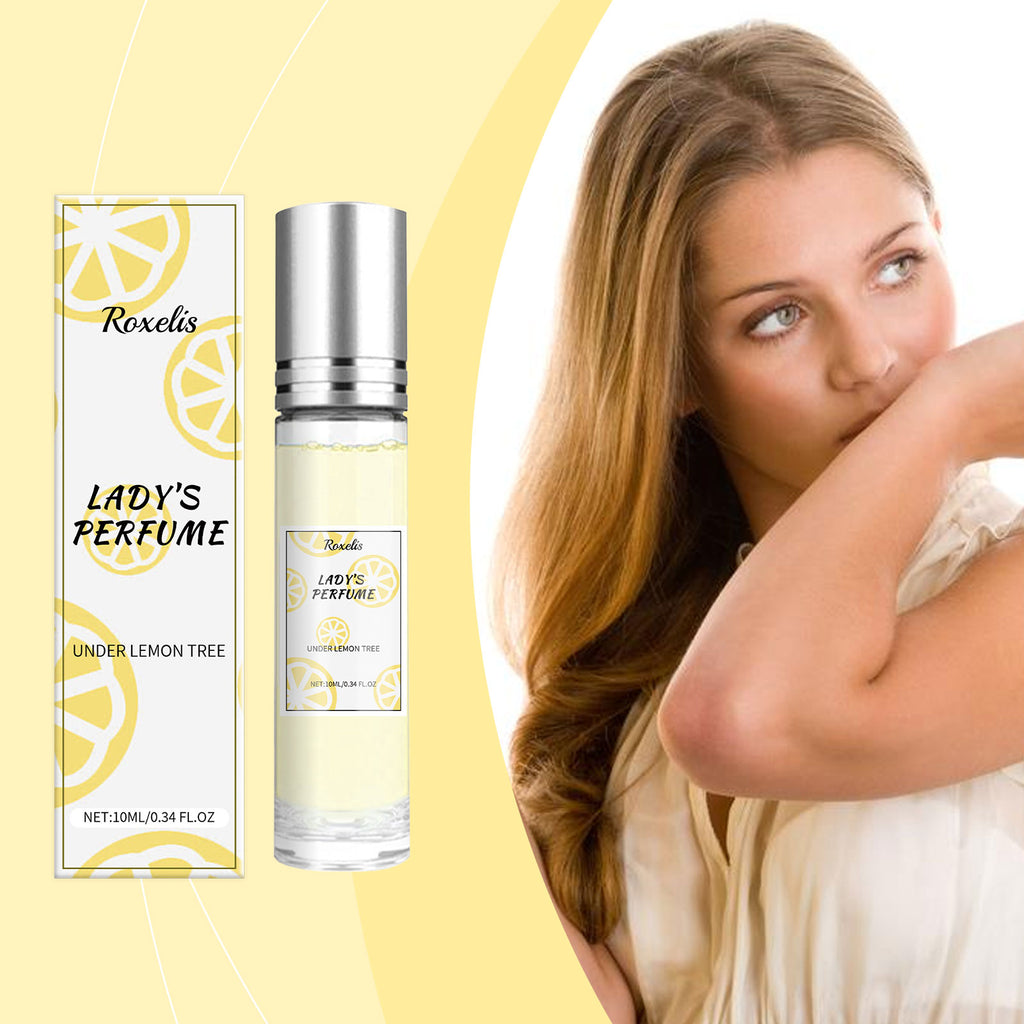 Roxelis Lemon Fresh Yellow Perfume, Fresh Light Charming Charm Perfume Pheromone Fragrance Small Fruit Scent Perfume