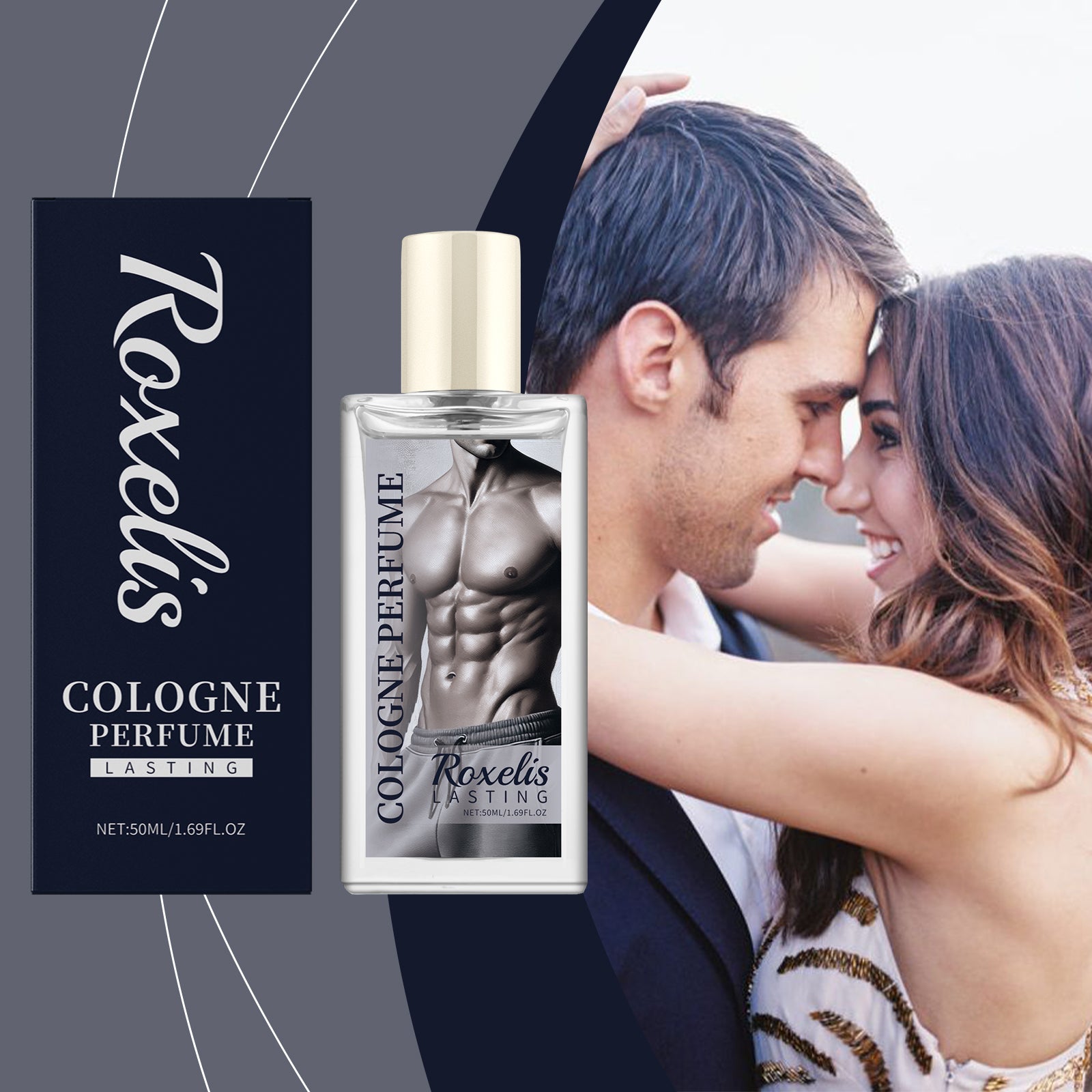 Roxelis Men's Charm Cologne Eau De Toilette Cologne Spray Fresh Fragrance For A Date With A Light Fragrance Cologne