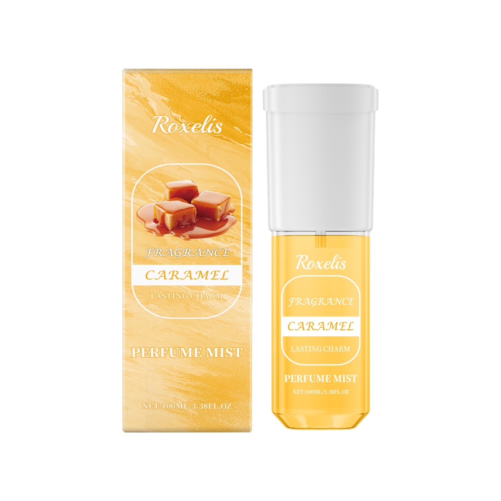 Roxelis Caramel Perfume Spray Fresh Natural Fragrance Charm Lasting Fragrance Niche Fragrance Dating Atmosphere Perfume