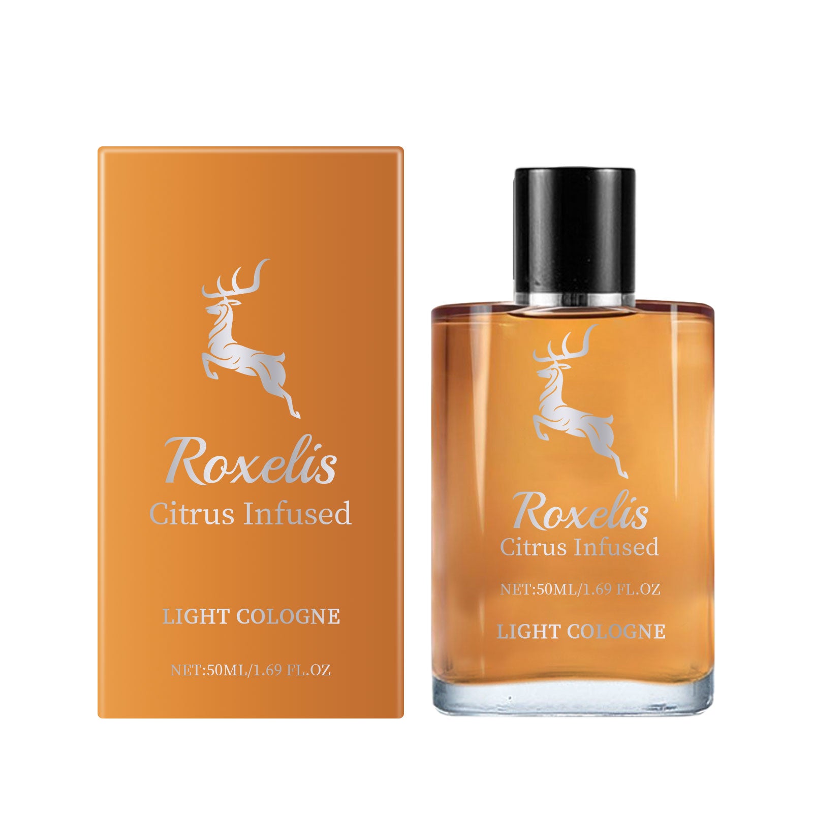 Roxelis Orange Cologne Charm Perfume Natural Fresh Light Elegant Release Temperament Stay Fragrance Portable Date Perfume