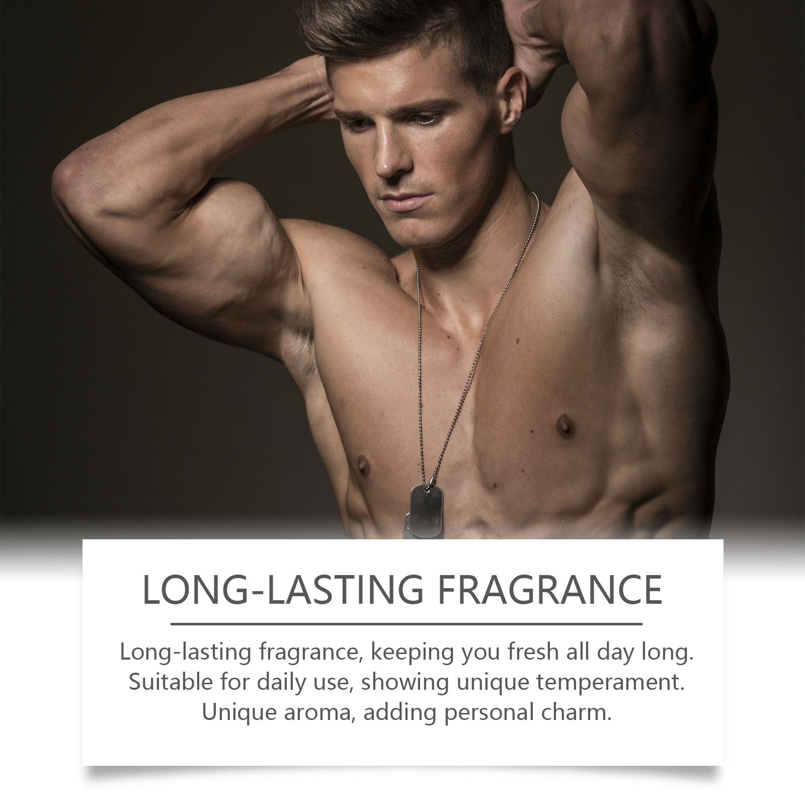 East Moon Attractive Men Light Scent, Exude Charming Date Fragrance Fragrance Portable Sandalwood Perfume