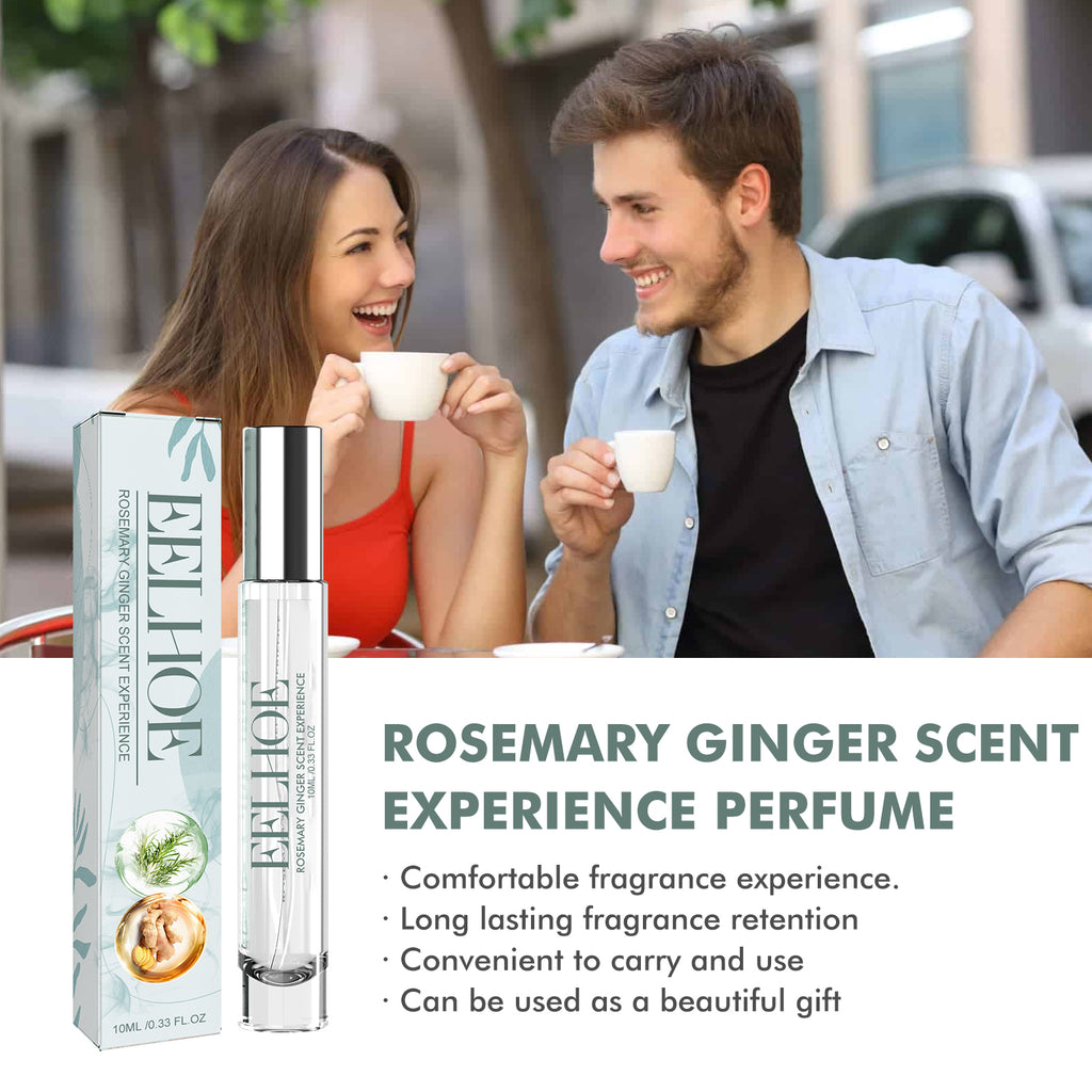 EELHOE Rosemary Ginger Scent Experience Perfume, Natural Fragrance Behind The Ear And Wrist For Women
