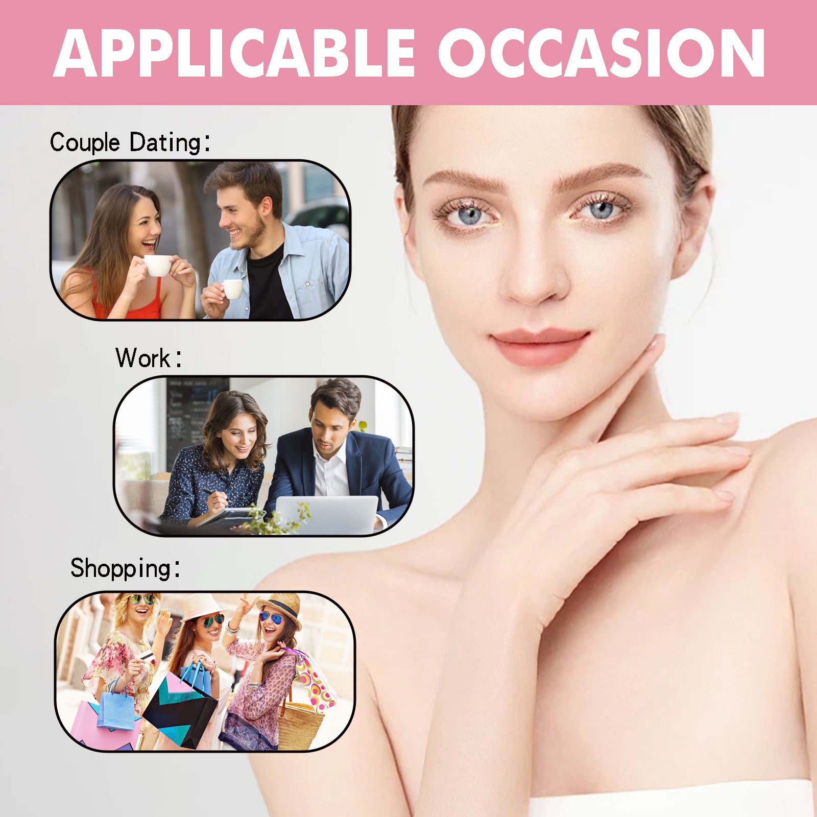 EELHOE Peony Lychee Scent Experience Perfume, Natural Fresh Lasting Fragrance Atmosphere Portable Niche Perfume