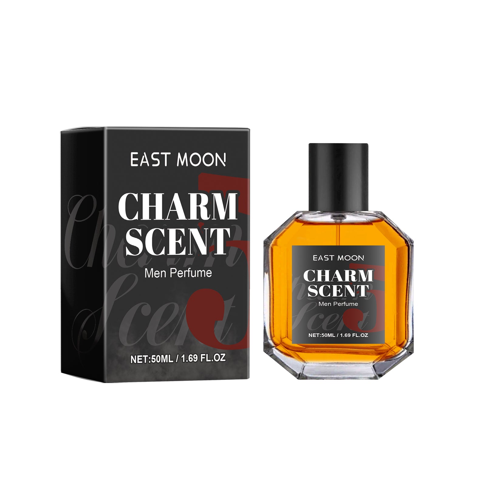 East Moon Men's Perfume, Long Lasting Light Fragrance Wood Fragrance Fresh Natural Release Men's Charm Perfume