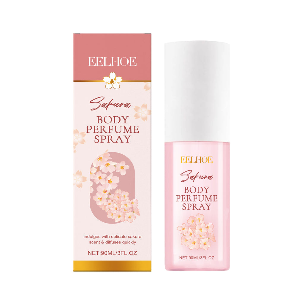 EELHOE Cherry Blossom Body Perfume Spray Keeps Fragrance Fresh And Gentle Moisturizing Skin Moisturizing Spray