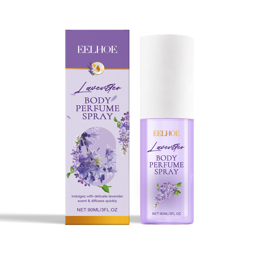 EELHOE Lavender Body Perfume Spray, Lasting Fragrance Lavender Fragrance Refreshing Floral Perfume