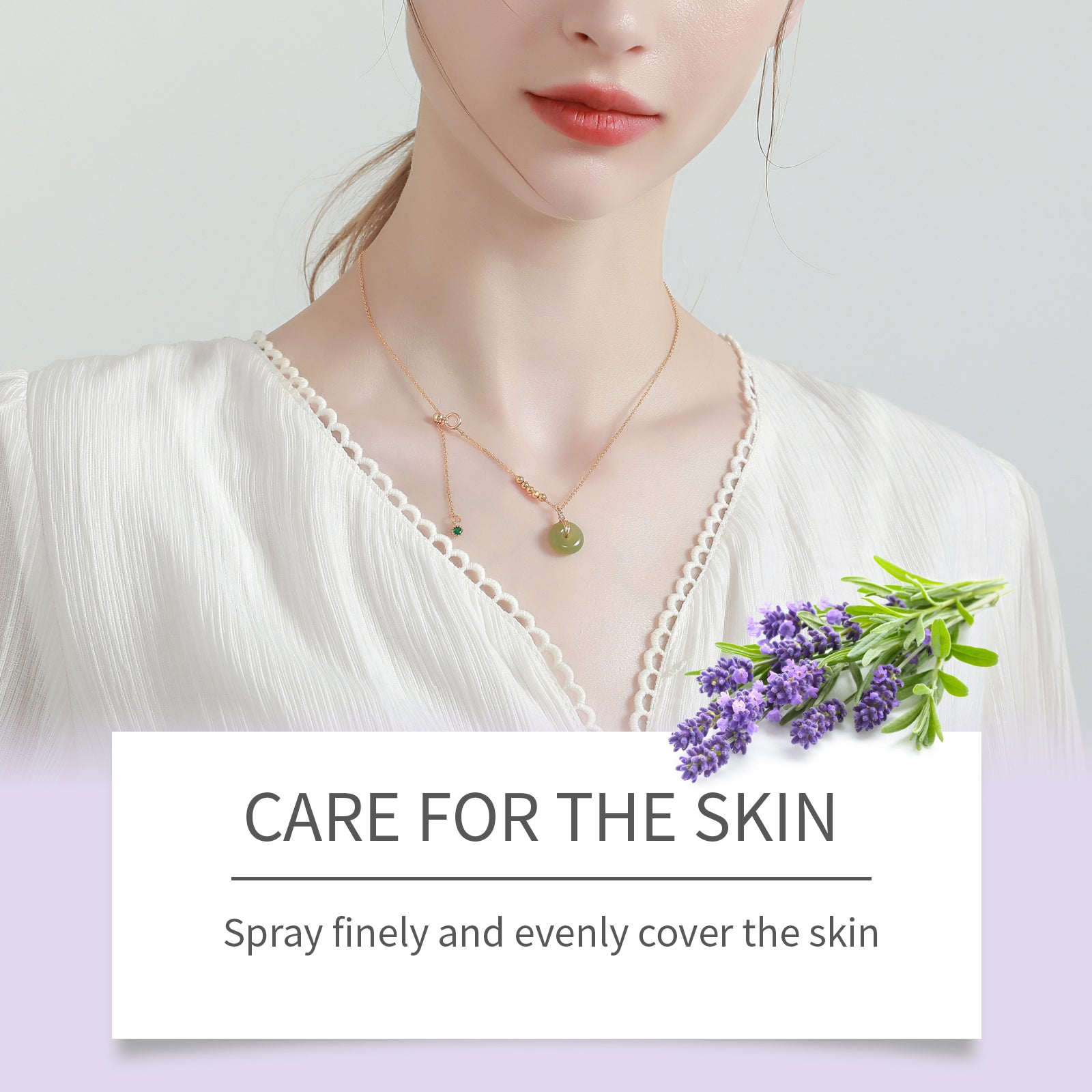EELHOE Lavender Body Perfume Spray, Lasting Fragrance Lavender Fragrance Refreshing Floral Perfume