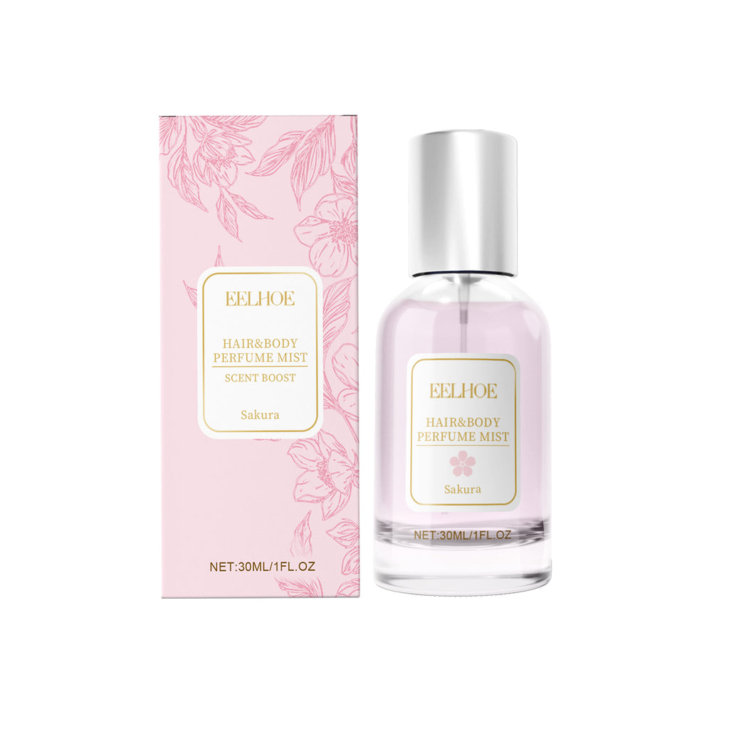 EELHOE Cherry Blossom Body Hair Eau De Parfum Spray Elegant Fresh Dating Atmosphere Natural Niche Eau De Parfum Spray