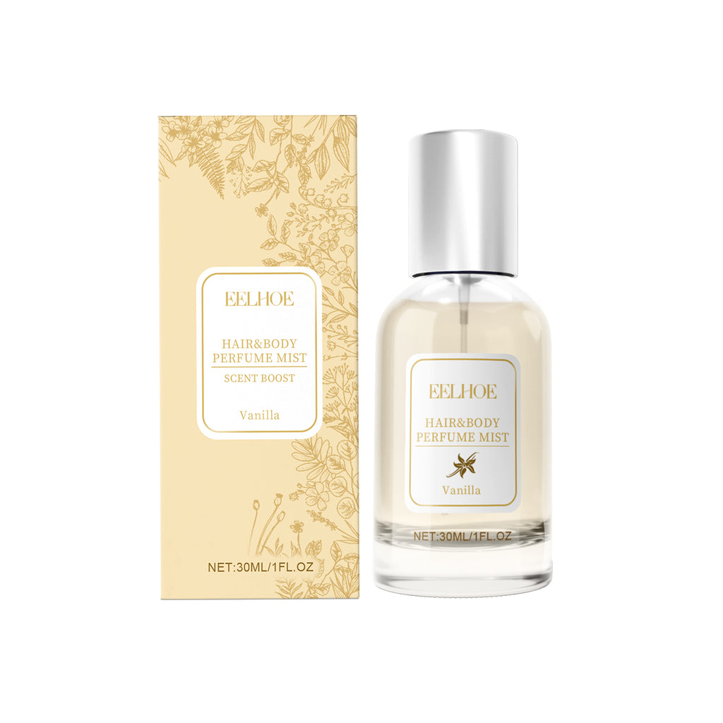 EELHOE Vanilla Body Hair Perfume Spray Long-Lasting Light Fragrance Fresh Floral Fragrance Ladies Niche Perfume Spray