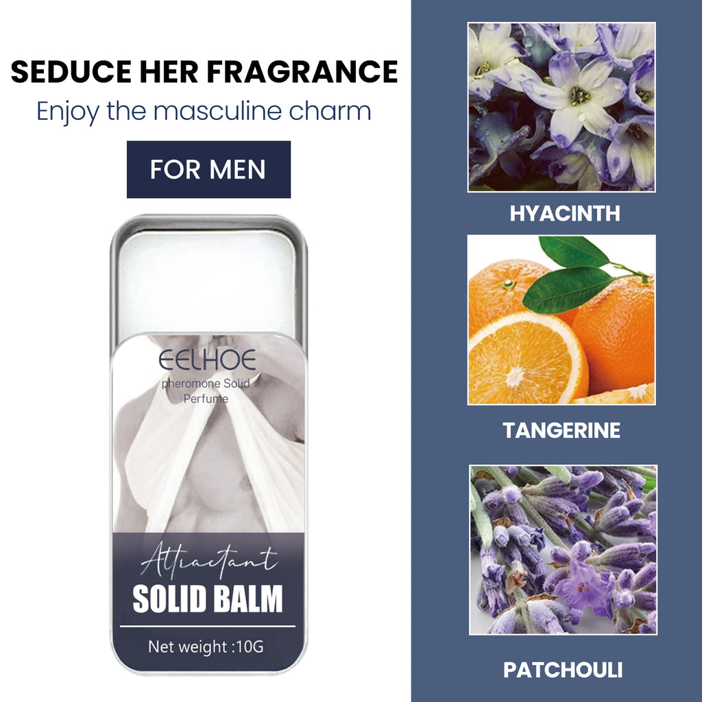EELHOE Solid Perfumed Body Skin Lasting Fragrance Fresh Air Light Fragrance Portable Balm