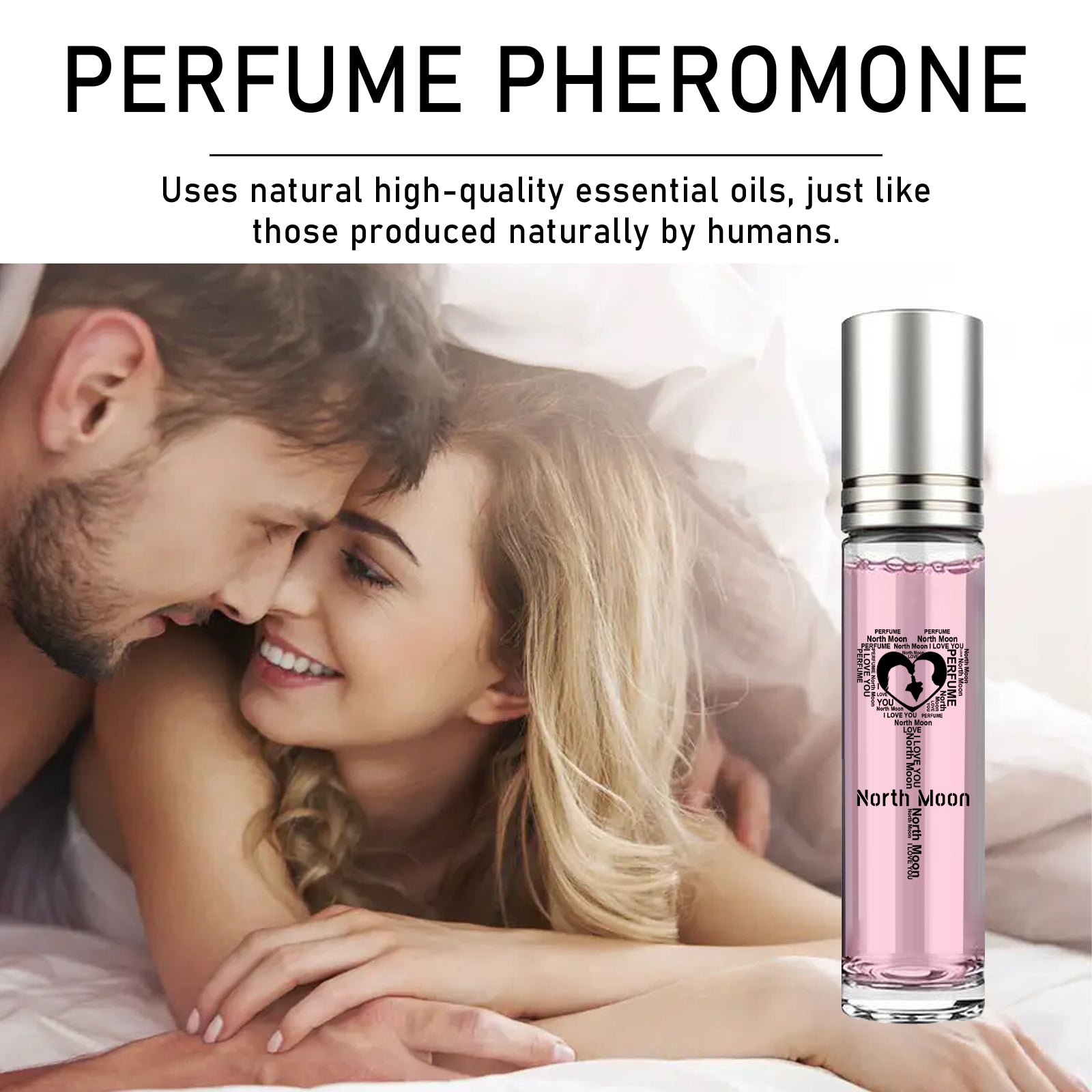 North Moon Ball Perfume, Natural Long Lasting Ladies Date Fresh Fragrance Portable Ball Perfume