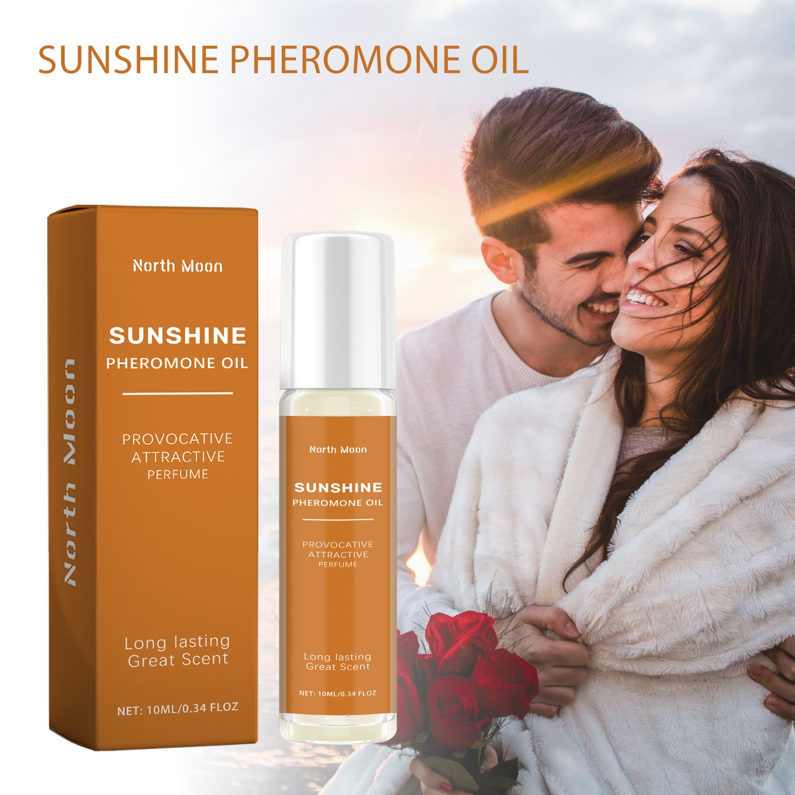 North Moon Sunshine Pheromone Oil, Fresh And Elegant Lasting Fragrance For Lovers Atmosphere Perfume