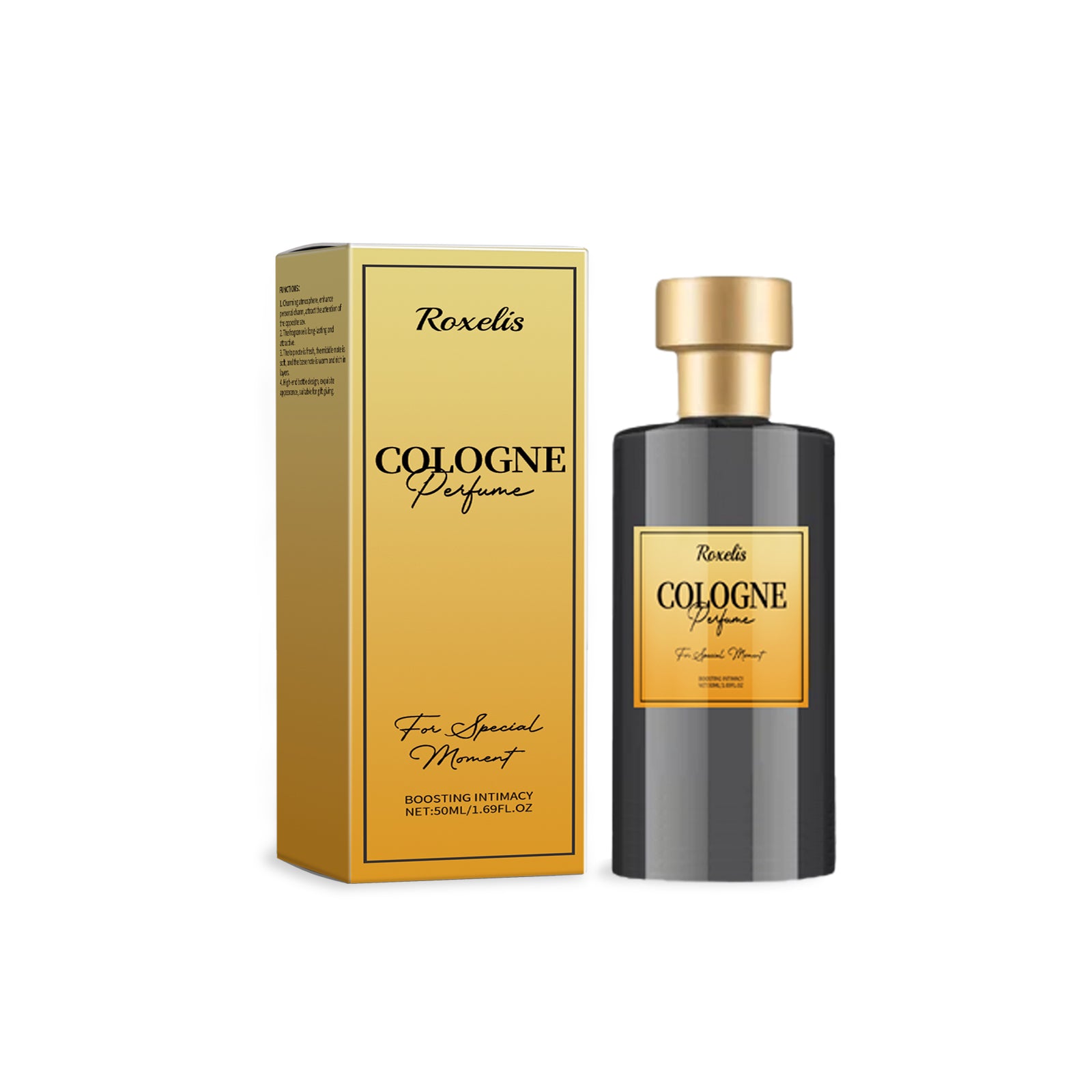 Roxelis Perfumed Cologne Long-Lasting Fragrance Light And Fresh To Show Personal Charm Portable Cologne