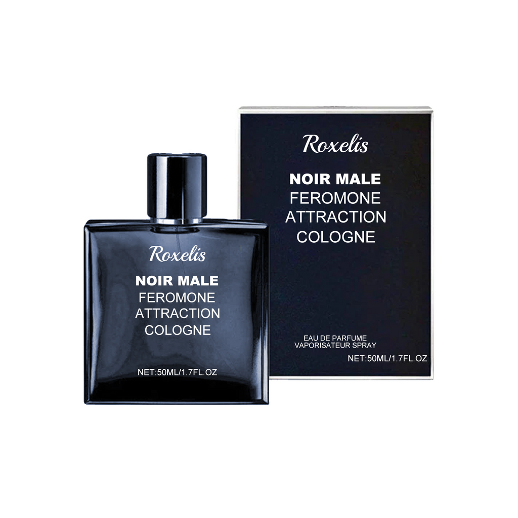 Roxelis Noir Male Feromone Attraction Cologne, Fragrance Refreshing Mild Not Pungent Lasting Fragrance Release Charm Date Atmosphere Perfume