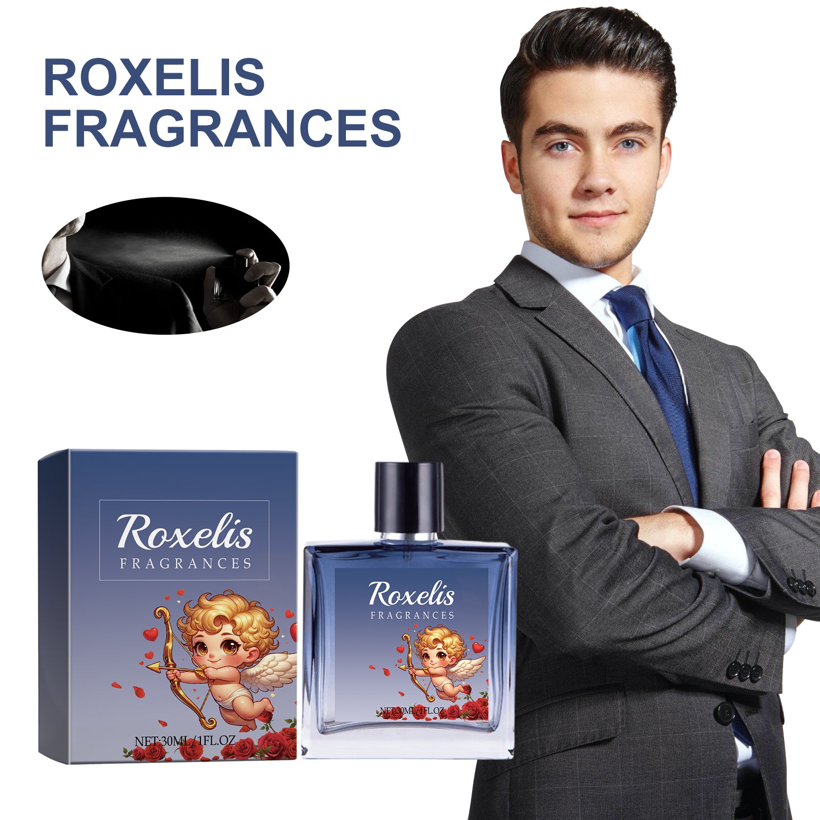 Roxelis Fragrances, Men Release The Charm Of Natural Fresh Fragrance Behind The Ears And Wrist With Fragrance Niche Perfume