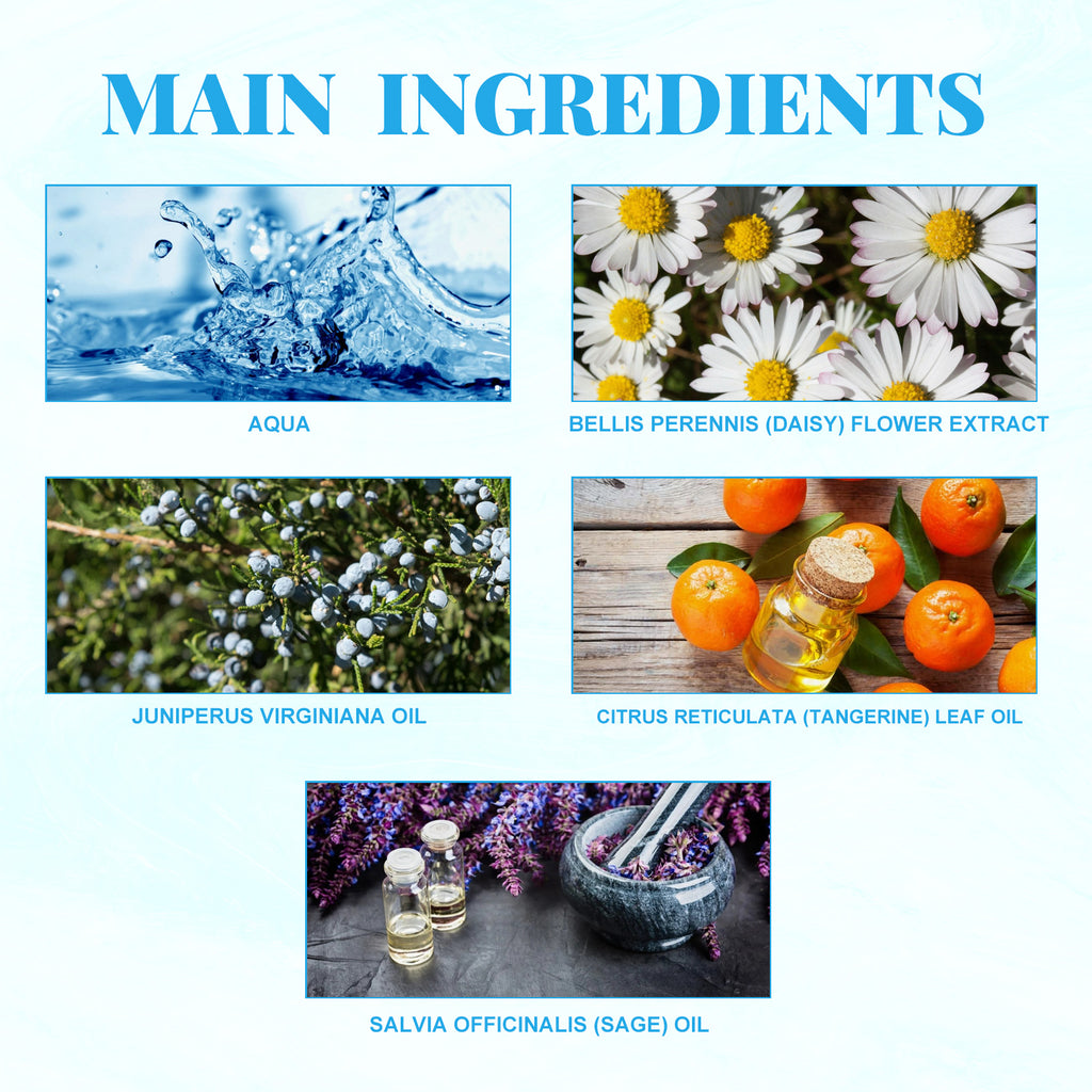Roxelis Tranquil Ocean Fragrance Mist, Lasting Fragrance Fresh And Natural Couples Date With Fragrance To Bring Atmosphere Encounter