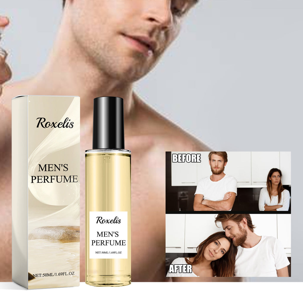 Roxelis Men's Perfume, Light And Fresh Natural Lasting Fragrance Release Charm Couple Dating Fragrance Perfume