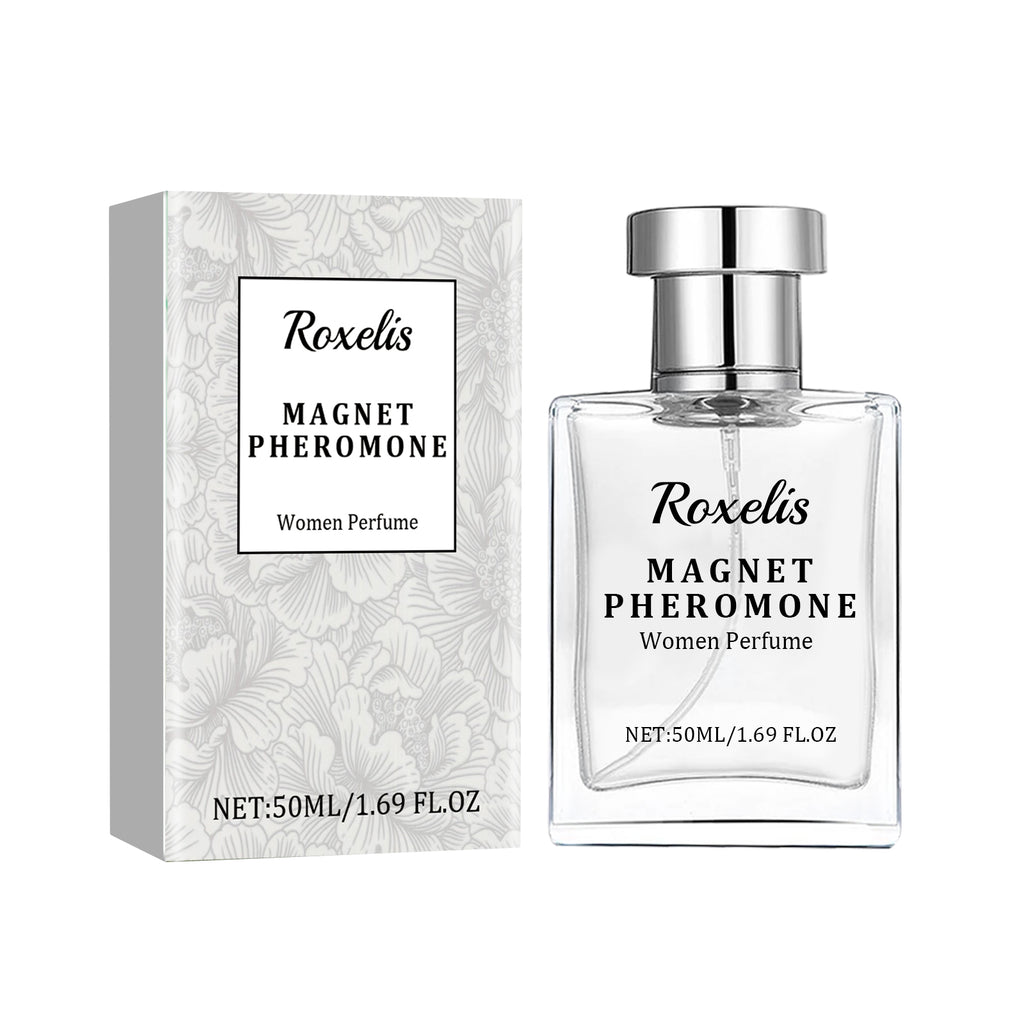 Roxelis Magnet Pheromone, Lasting Fragrance Elegant Natural Fragrance Not Pungent Women's Charm Dating Perfume