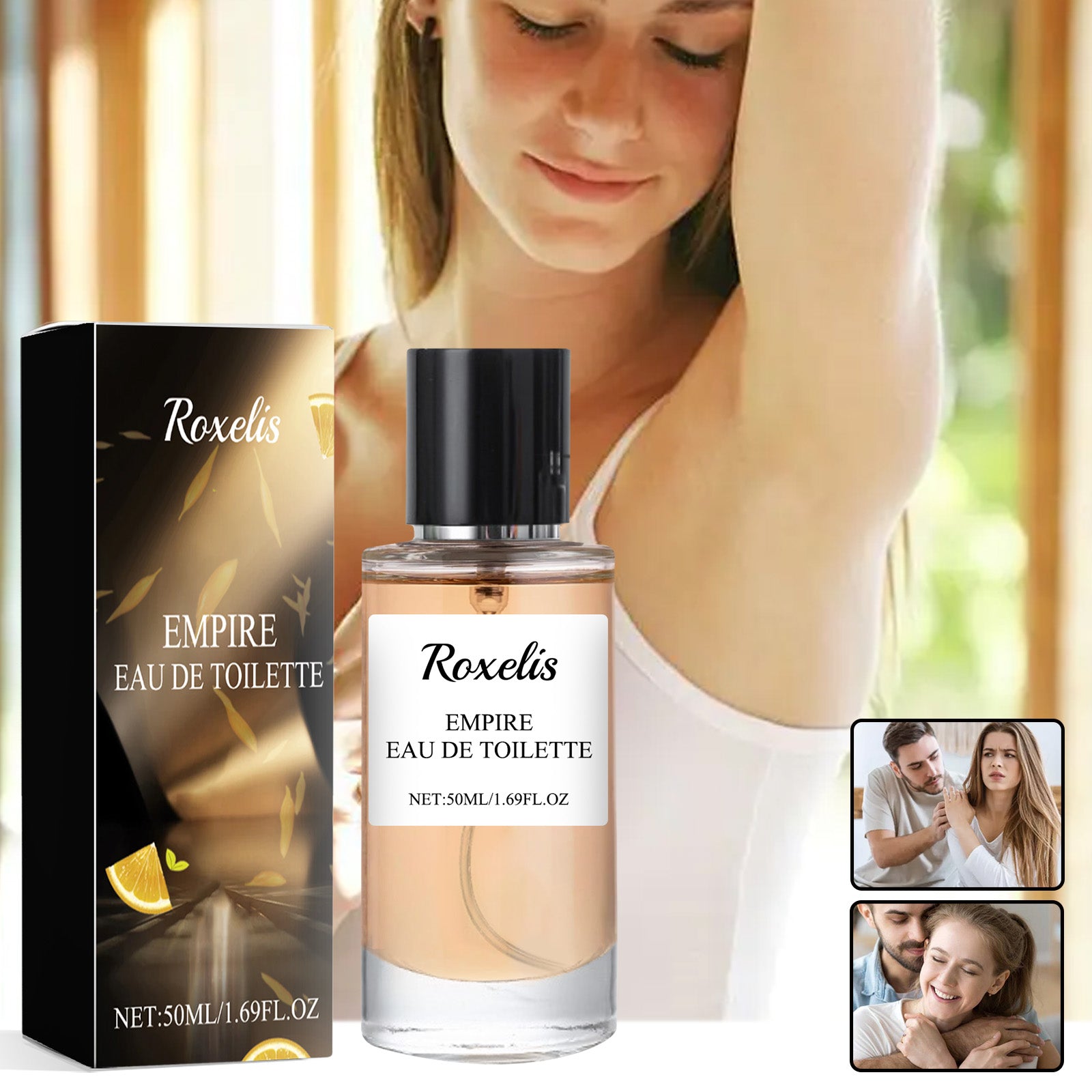 Roxelis Empire Eau De Toilette, Exude Charm Fragrance Lasting Fragrance Fresh And Mild Natural Non-Pungent Perfume