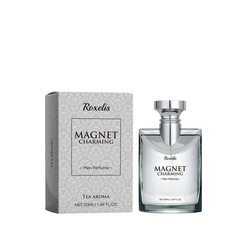 Roxelis Magnet Charming Men Perfume, Tea Fragrance Natural Fresh Fragrance Release Charm Couple Dating Men Atmosphere Niche Perfume
