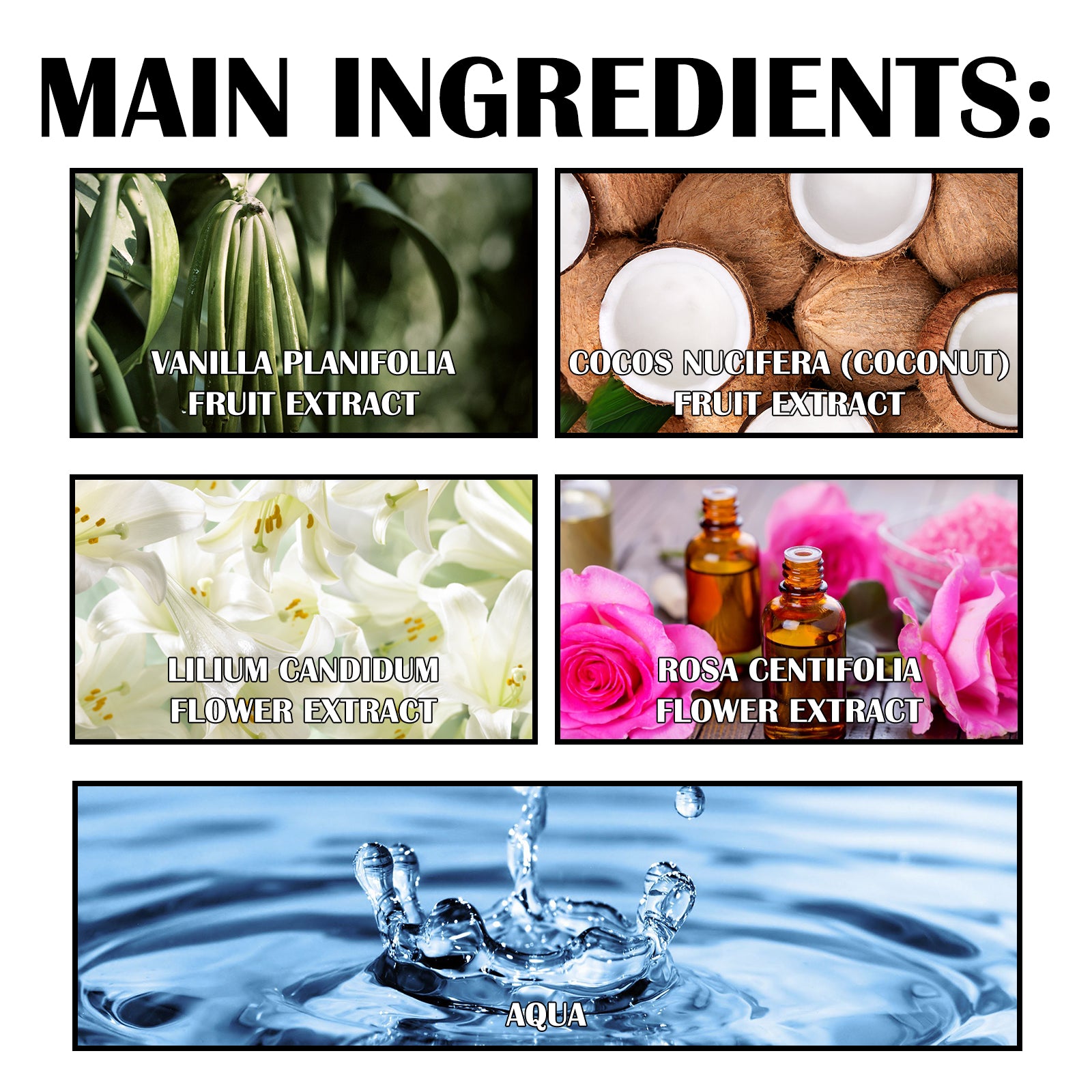 Roxelis Premium Lily Perfume, Women's Lily Fragrance Fragrance Natural Fresh Stay Charm Ball Perfume