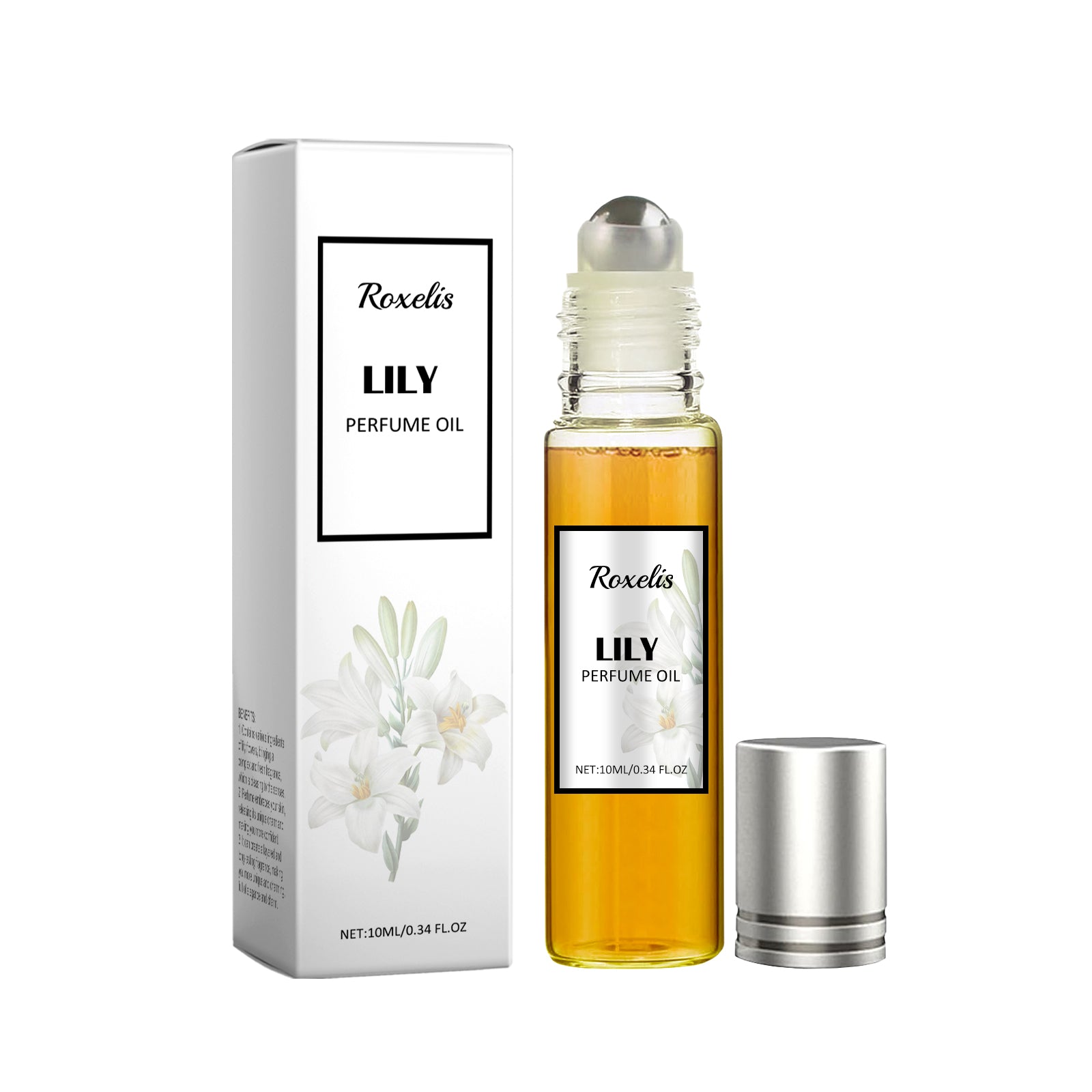 Roxelis Ladies Pheromone Ball Lily Perfume, Mild And Long-Lasting Fresh Fragrance Portable Fragrance