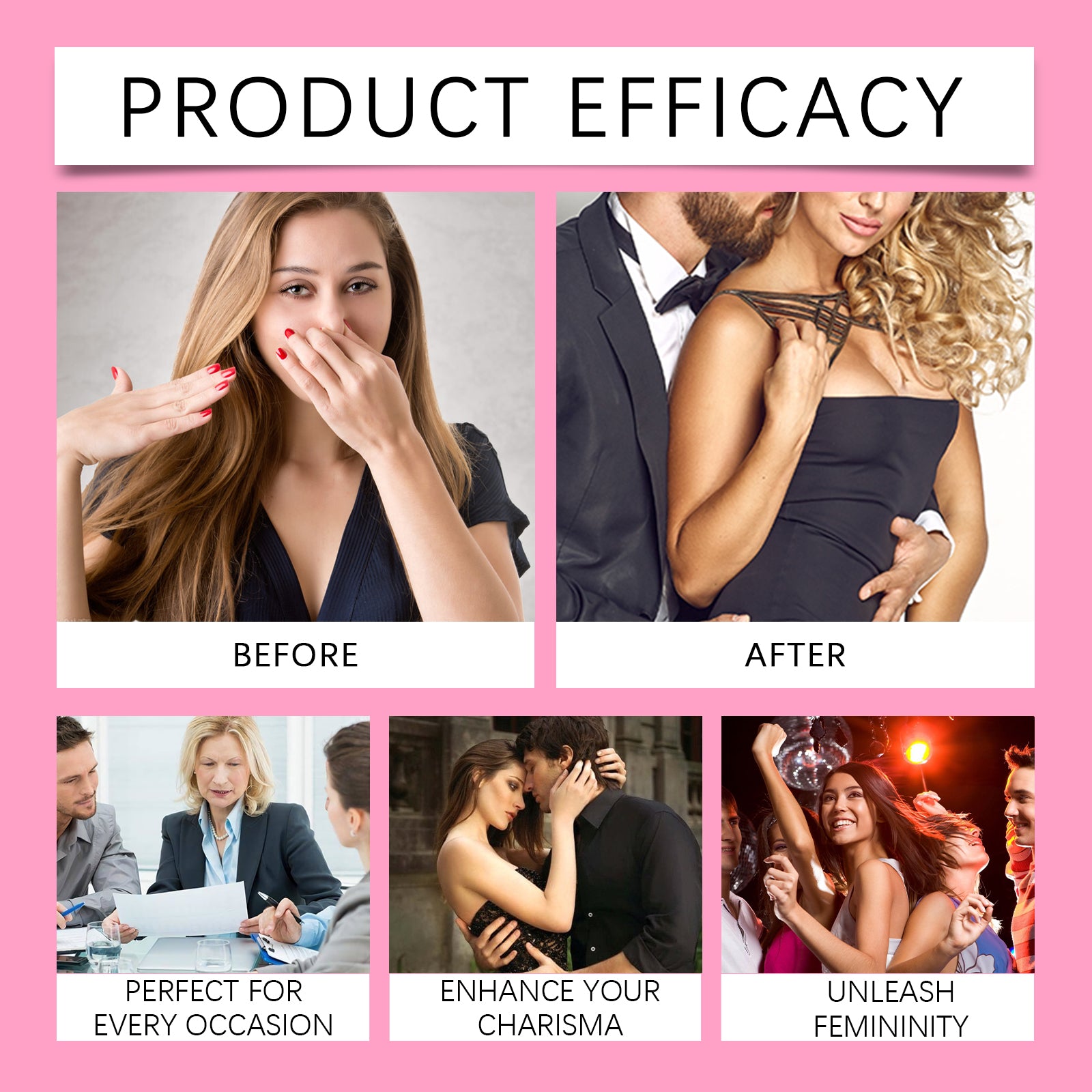 Roxelis Glamor Perfume For Women, Fragrance Lasting Fragrance Portable Women Adult Elegant Fresh Exudes Natural Niche Flirtatious Attractive Perfume