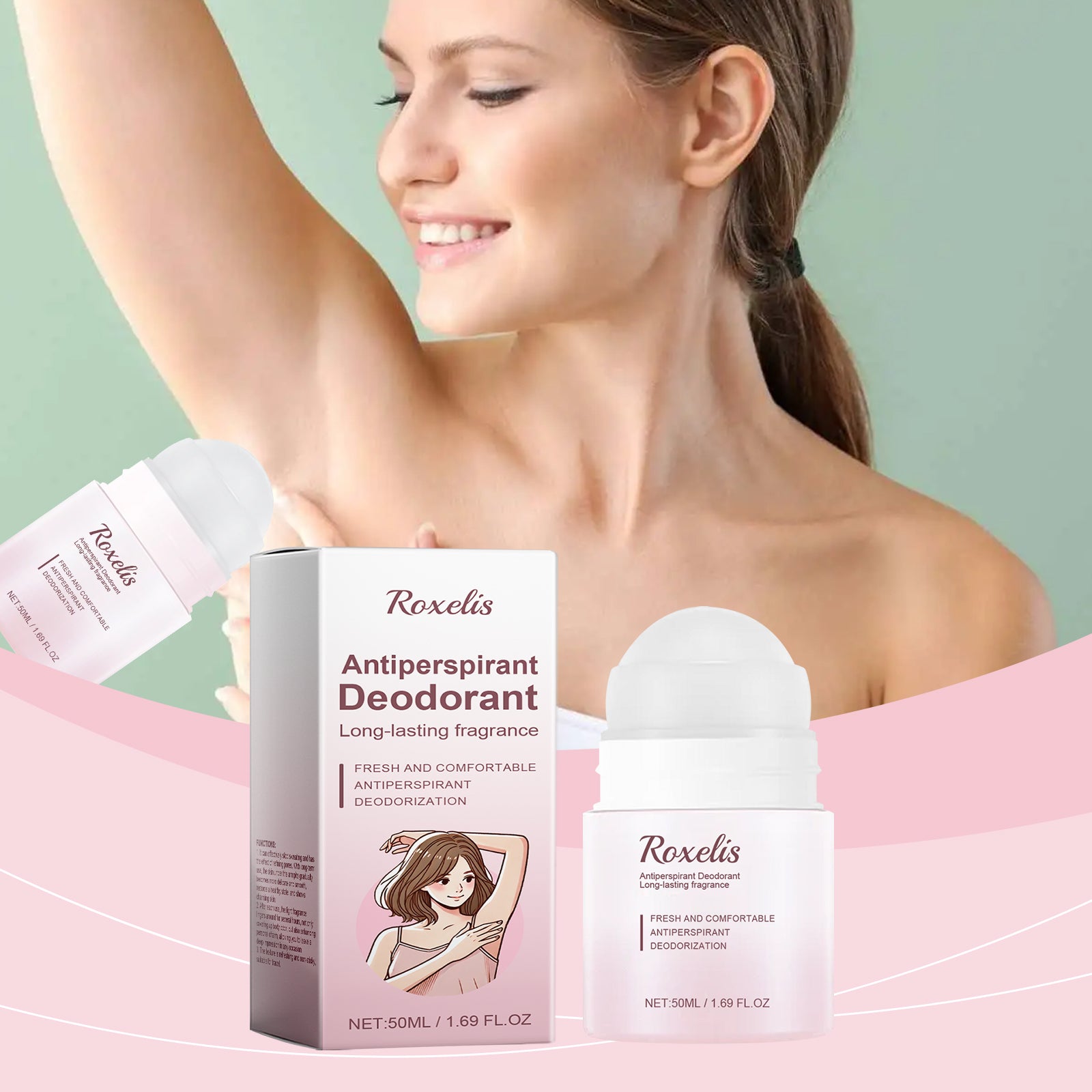 Roxelis Ball Fragrance Rose Fragrance Fresh Fragrance Keep Your Body Fresh And Comfortable Portable Ball Fragrance