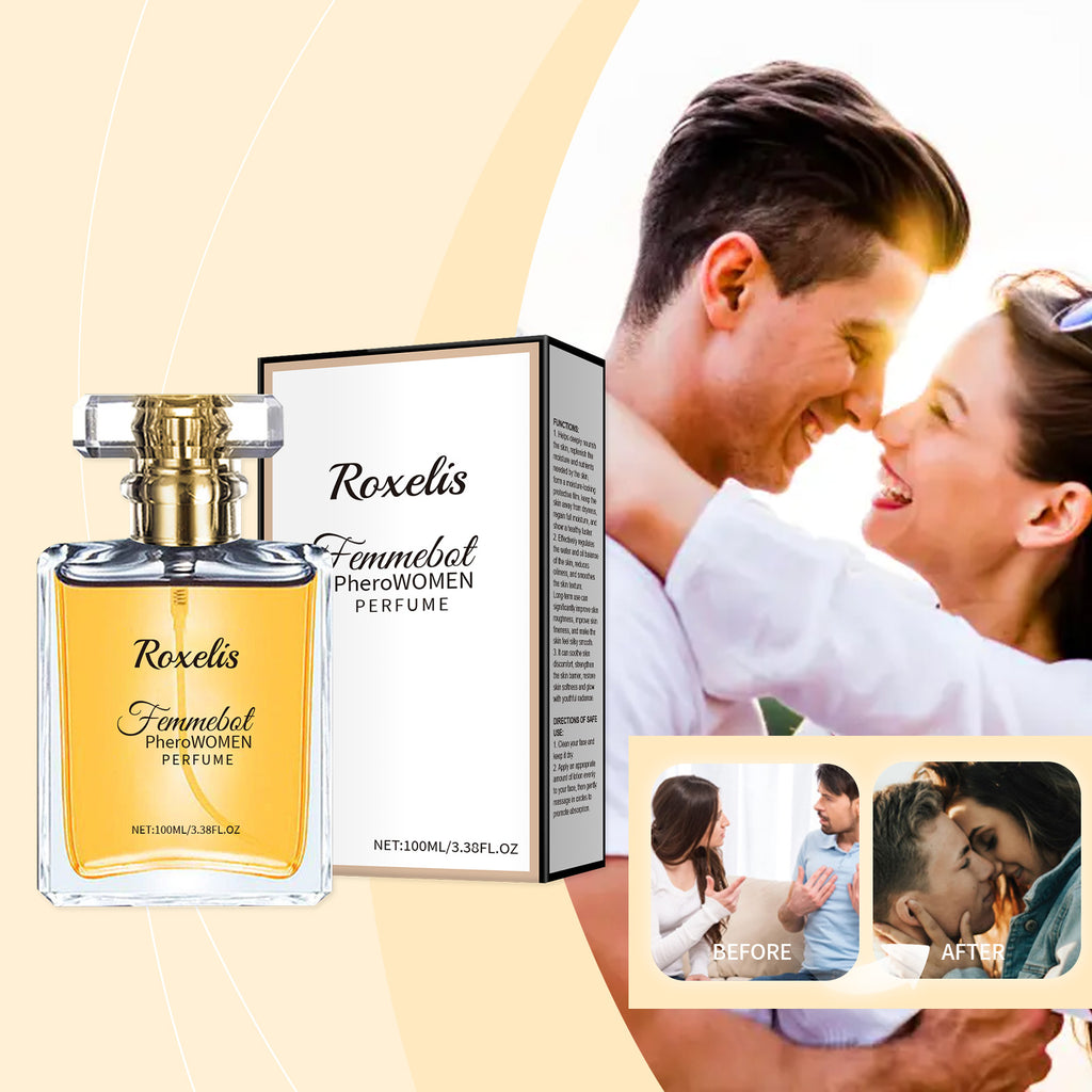 Roxelis Femmebot Pherowomen Perfume, Light Elegant Exudes Fresh Niche Lovers Dating Portable Charm Perfume