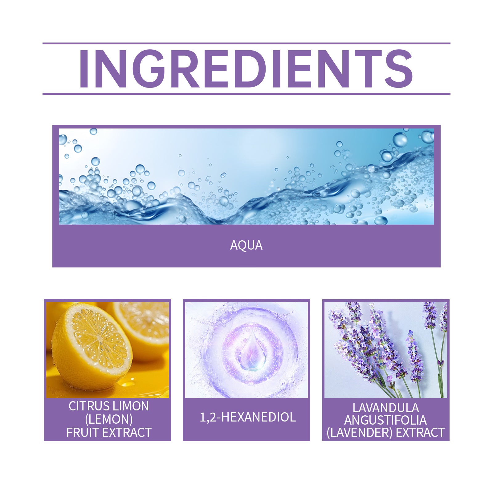 EELHOE Lavender Body Perfume Spray, Lasting Fragrance Lavender Fragrance Refreshing Floral Perfume